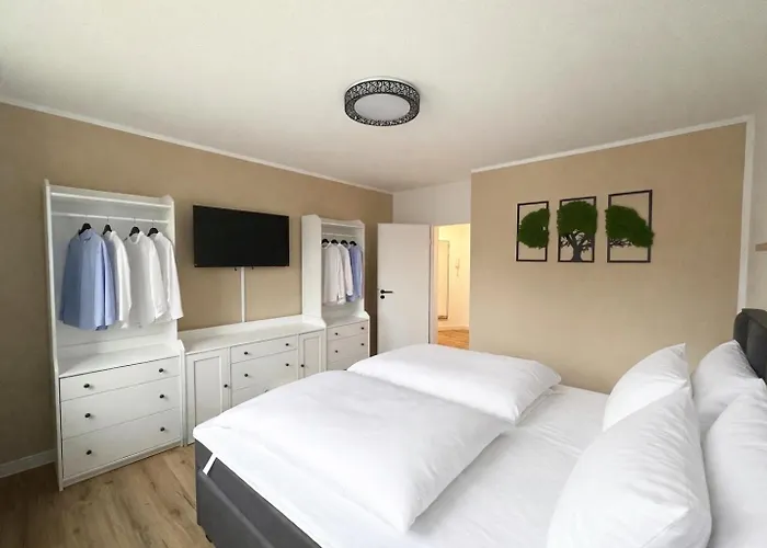 Spreewald-apartment 3 -balkon, Parkplatz, Netflix- דירה בורג